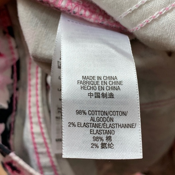 Juicy Couture Pink Floral High Rise Shorts - Picture 8 of 10